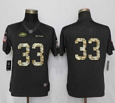 Women Nike New York Jets #33 Adams Anthracite Salute To Service Limited Jersey,baseball caps,new era cap wholesale,wholesale hats
